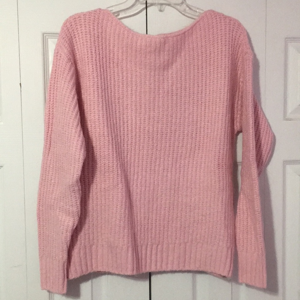 Pink sweater from Old Navy